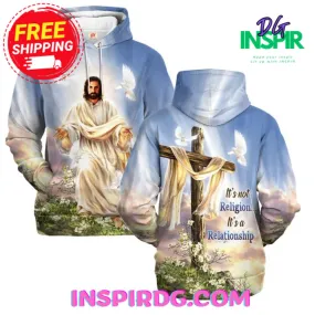 -esus Is My Savior Hand All Over Print 3D Hoodie