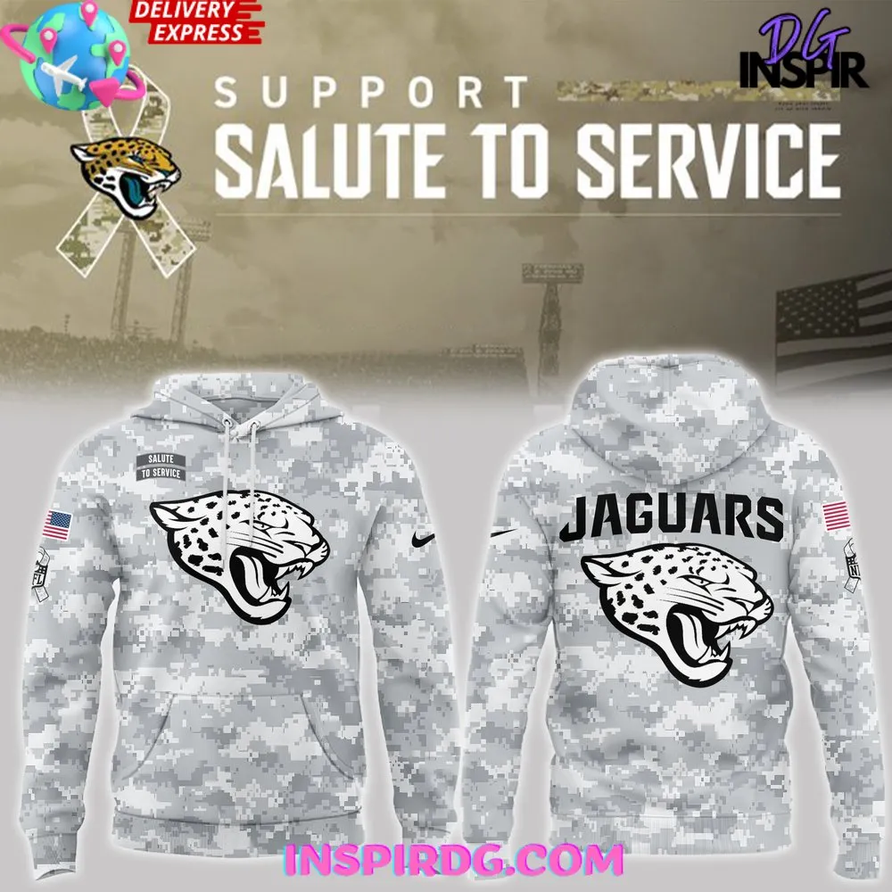 -Jacksonville Jaguars Salute To Service Limited Edition Hoodie