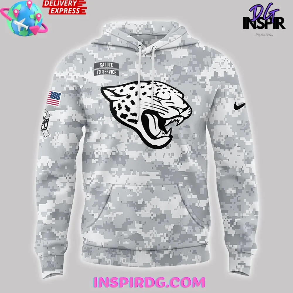 -Jacksonville Jaguars Salute To Service Limited Edition Hoodie