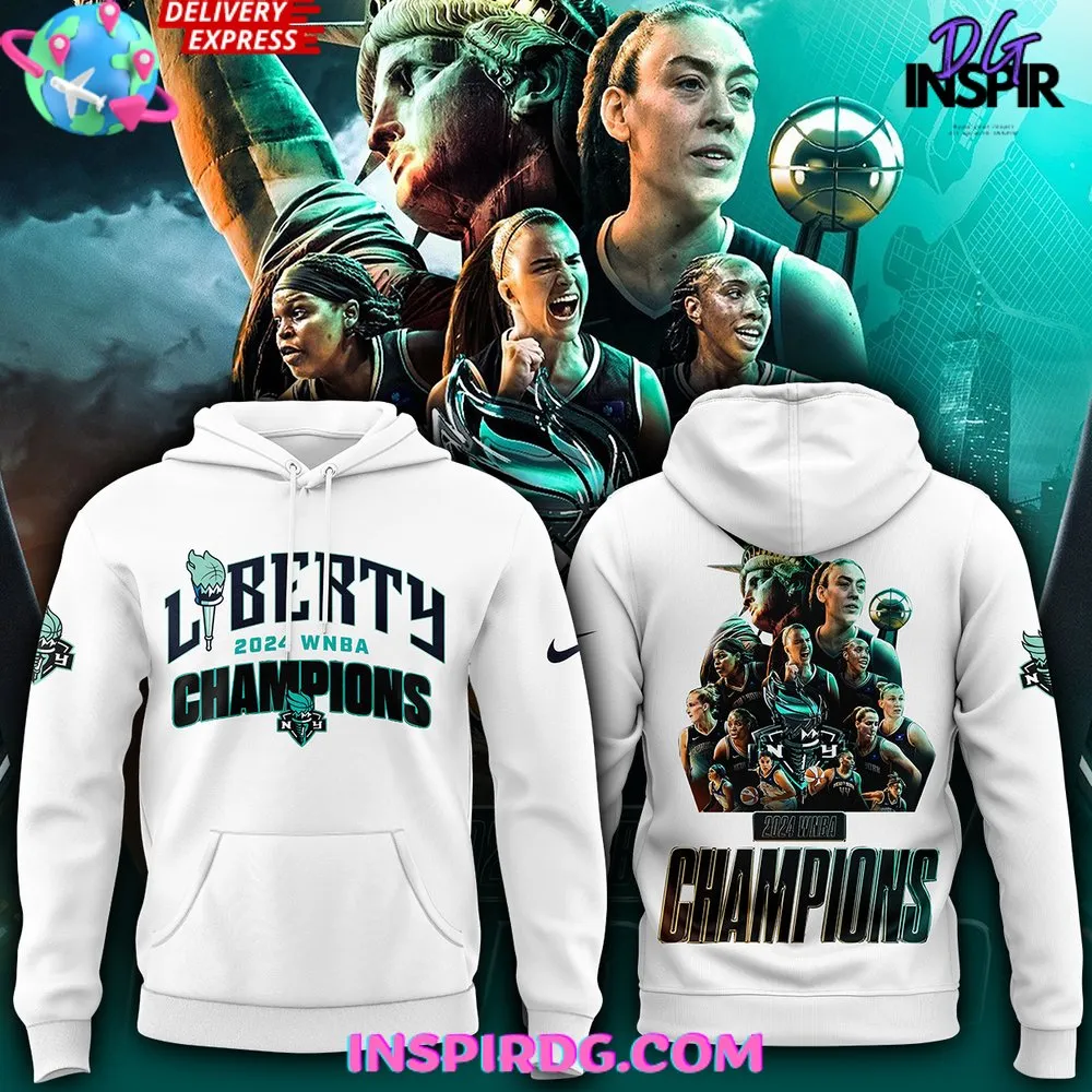 -New York Liberty 2024 WNBA Finals Champions Special Hoodie