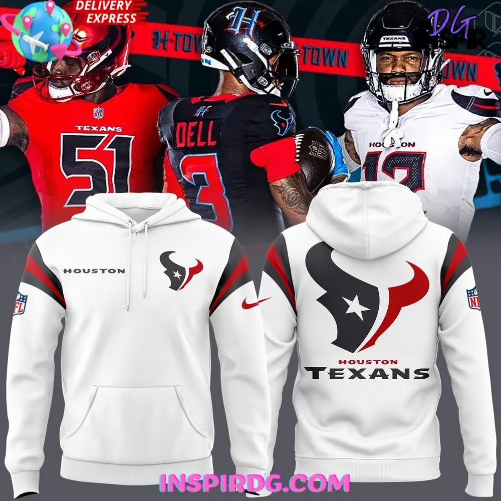 -NFL Houston Texans Liberty White 2024 Hoodie