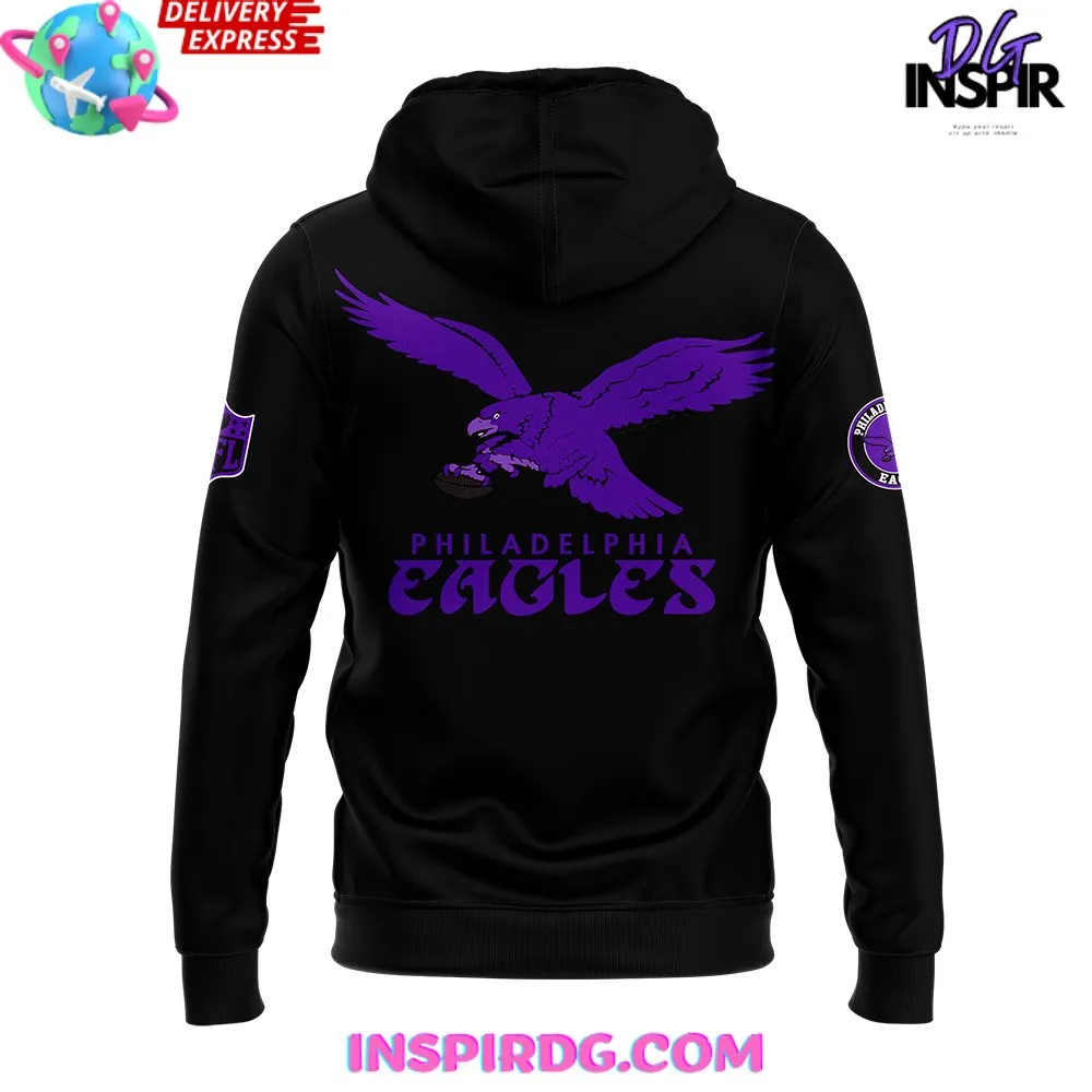 -Philadelphia Eagles Domestic Violence Awareness Month 2024 Hoodie