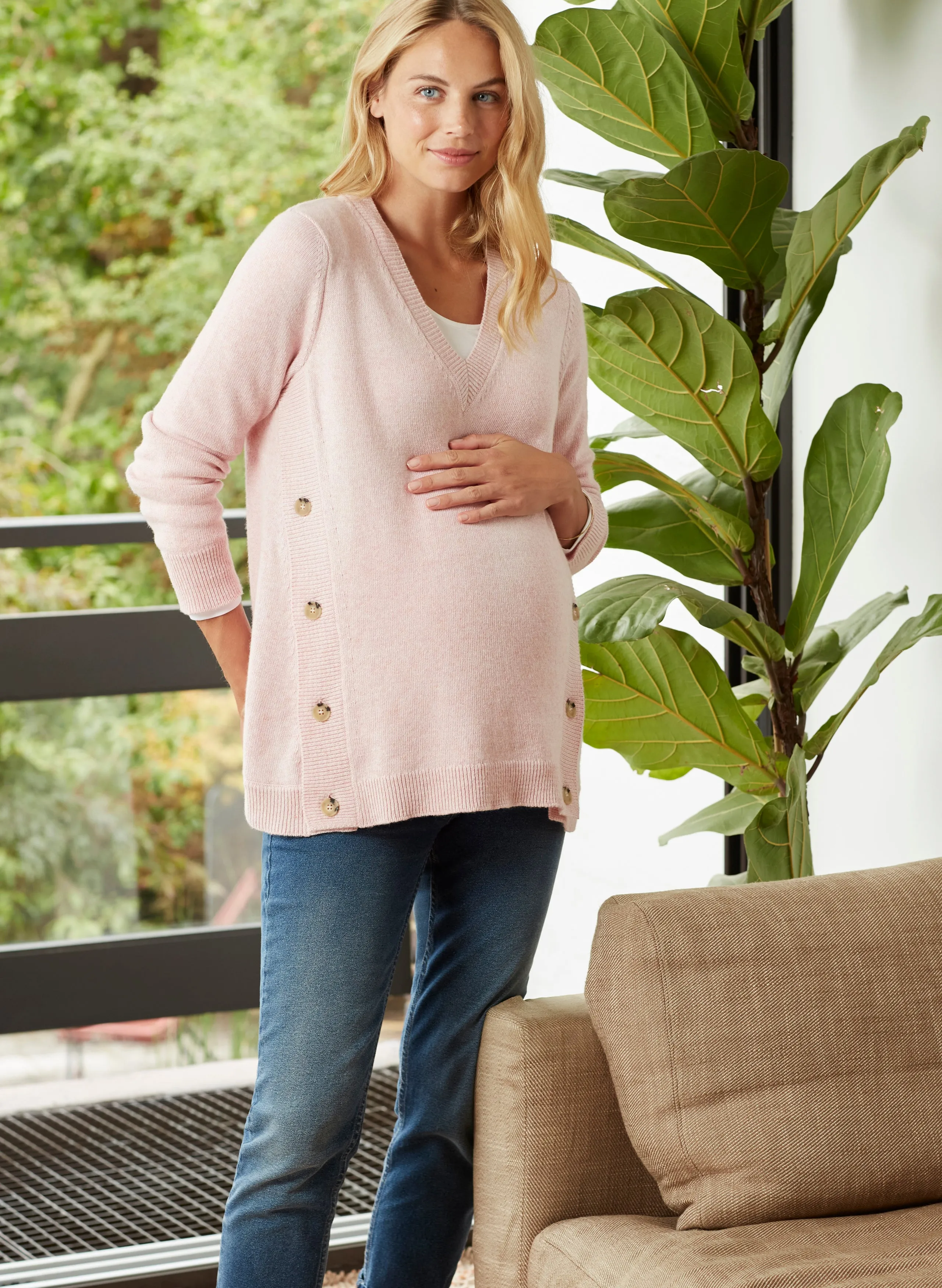 Abi Greencash Maternity Jumper