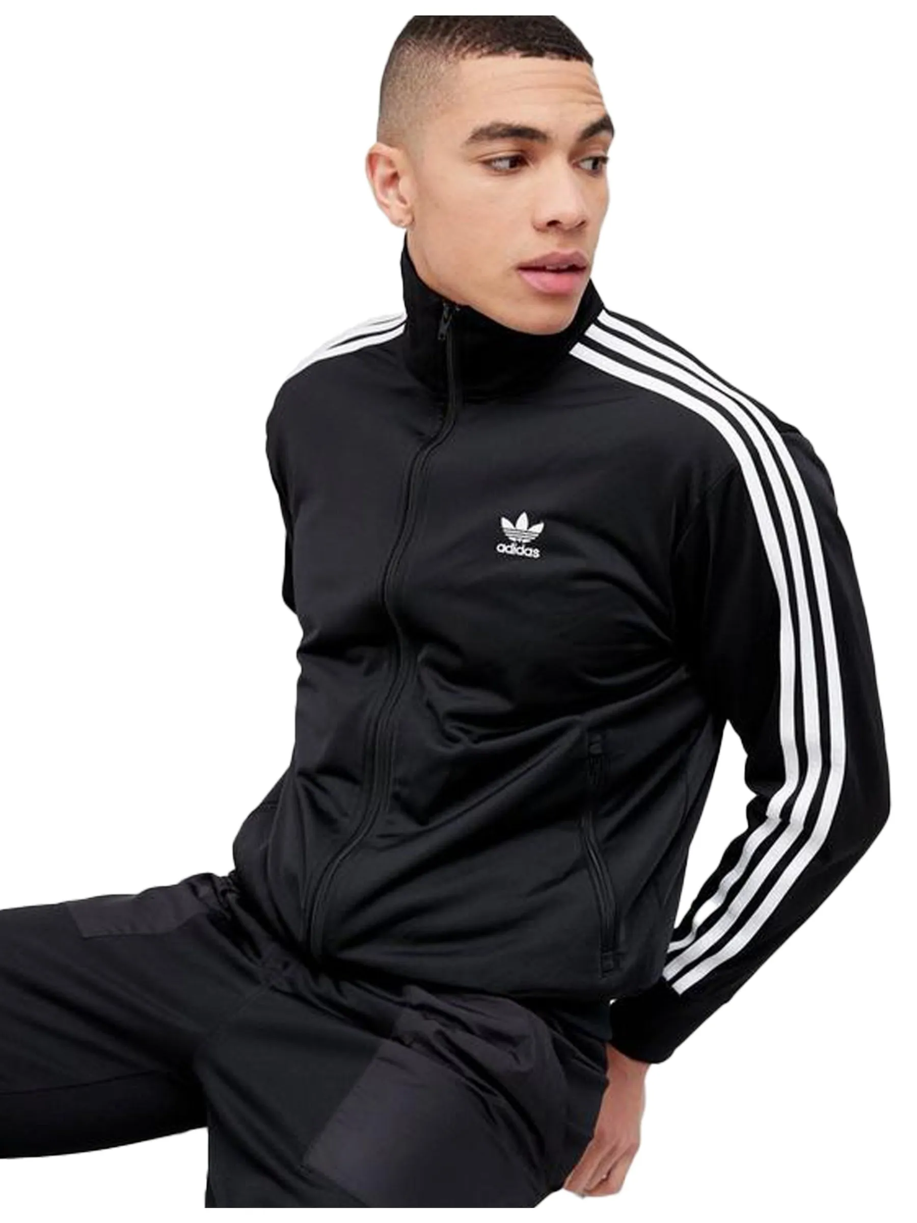 Adidas | Mens Firebird 3 Strips Zip Up Full Tracksuit