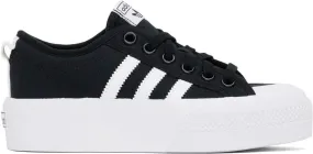 Adidas Originals Black Nizza Platform Sneakers