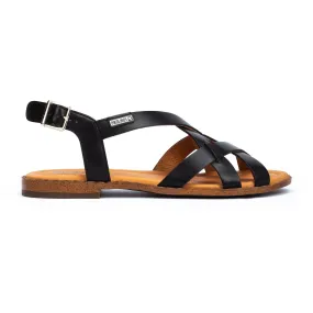 ALGAR Flat sandals with straps and ankle buckle