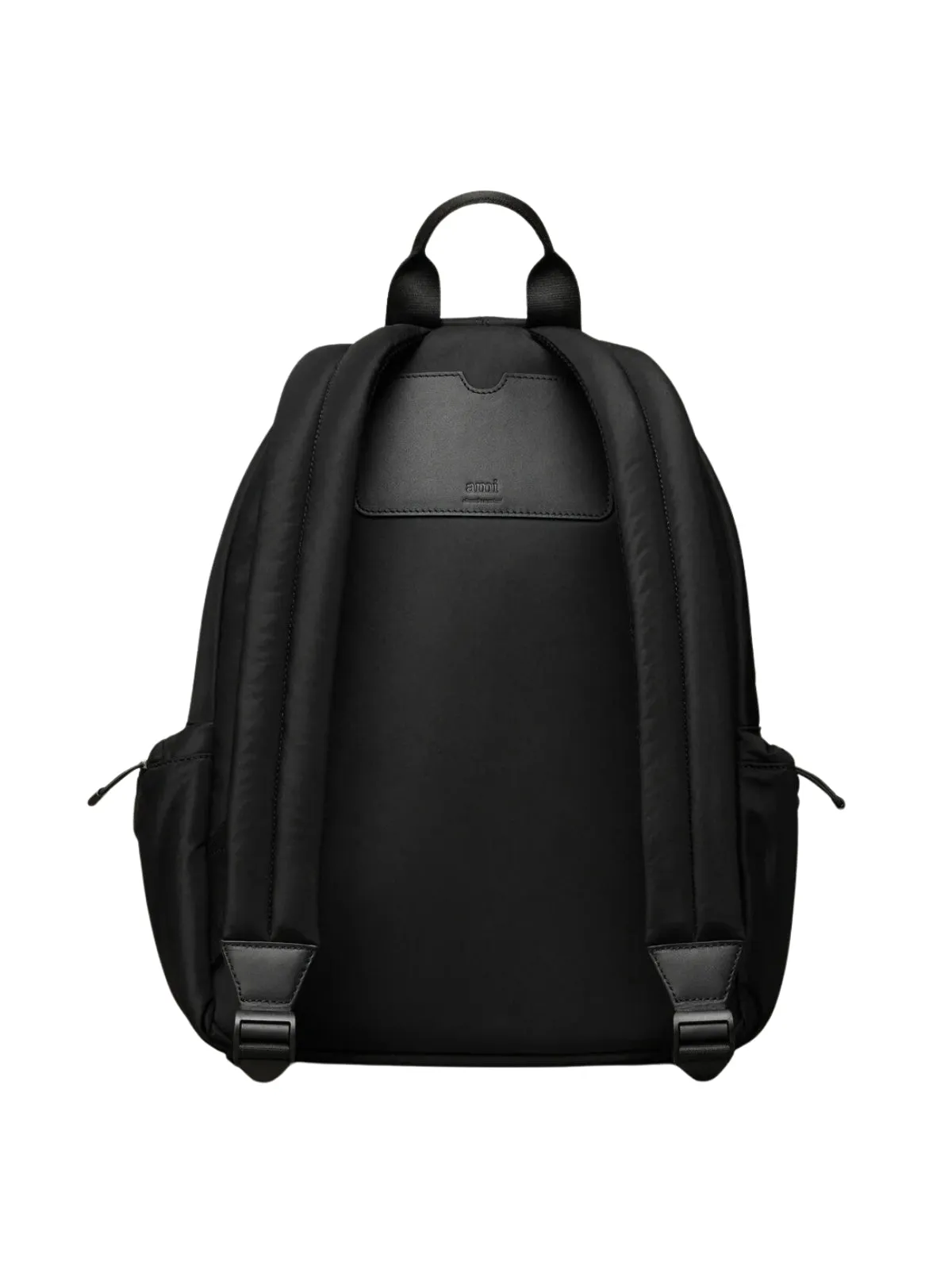 Ami Bag Backpack Double Buckle Logo Black