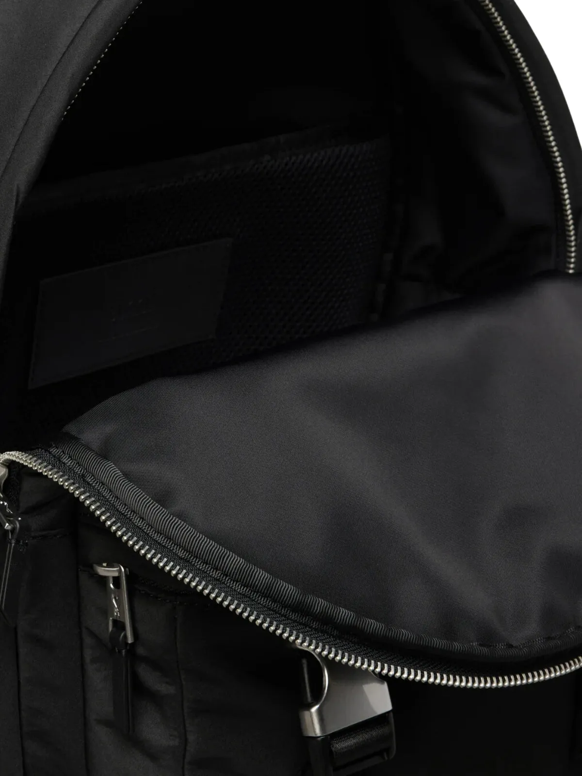 Ami Bag Backpack Double Buckle Logo Black