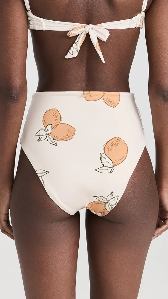 Ancora   Le Citron Scrunchie Bikini Bottoms 