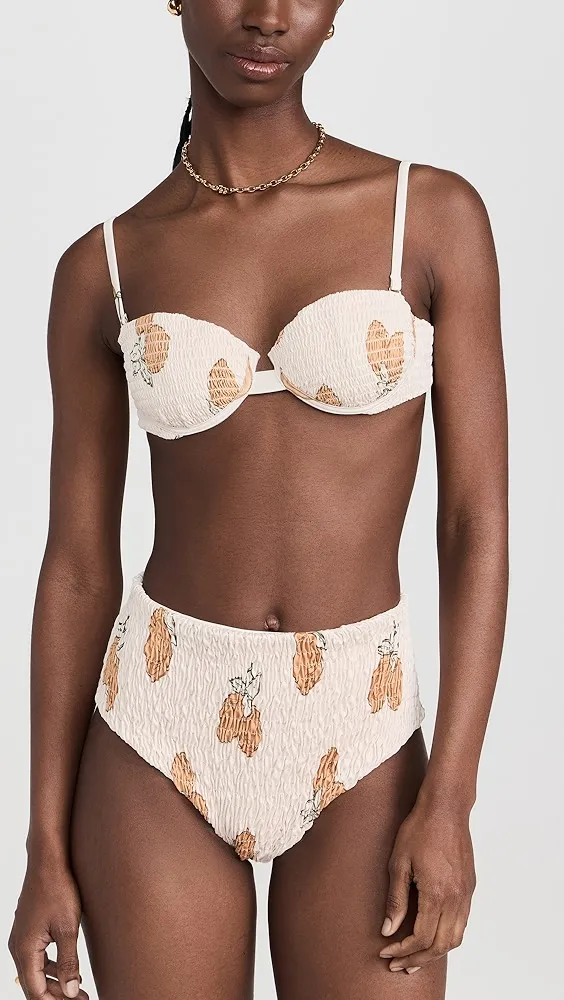 Ancora   Le Citron Scrunchie Bikini Bottoms 