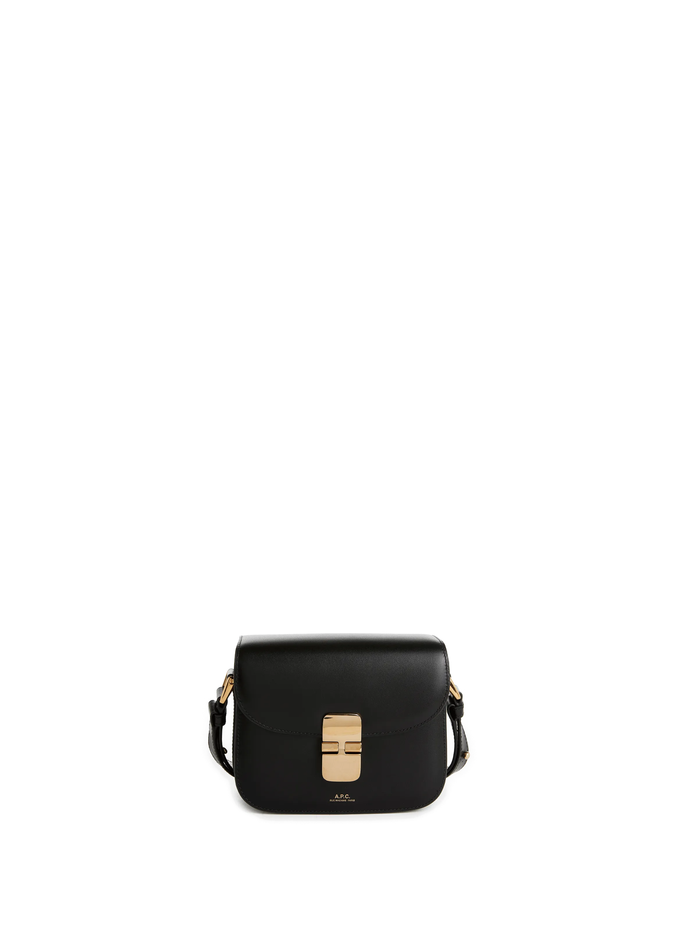 A.P.C.  Gae leather bag - Black