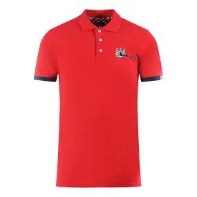 Aquascutum London Aldis Red Polo Shirt