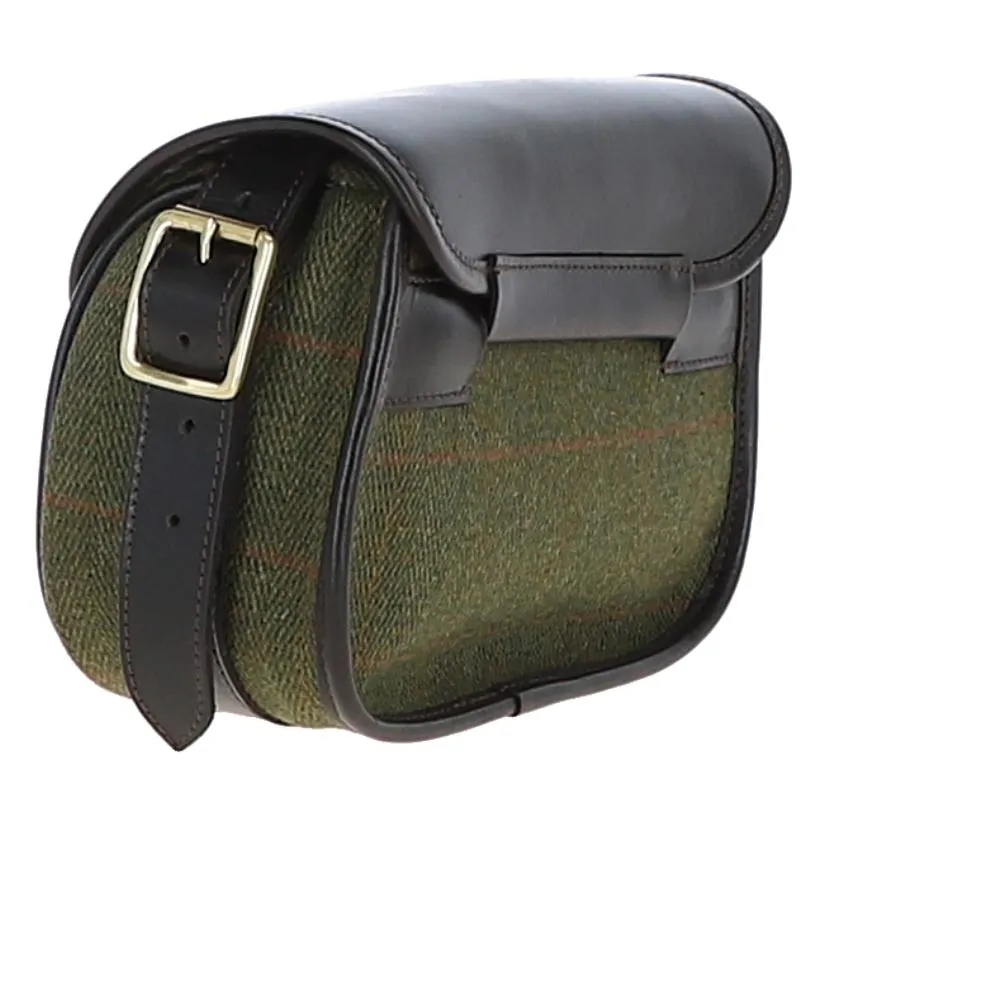 Ashwood Leather Maddox Leather Cartridge Bag – Tweed