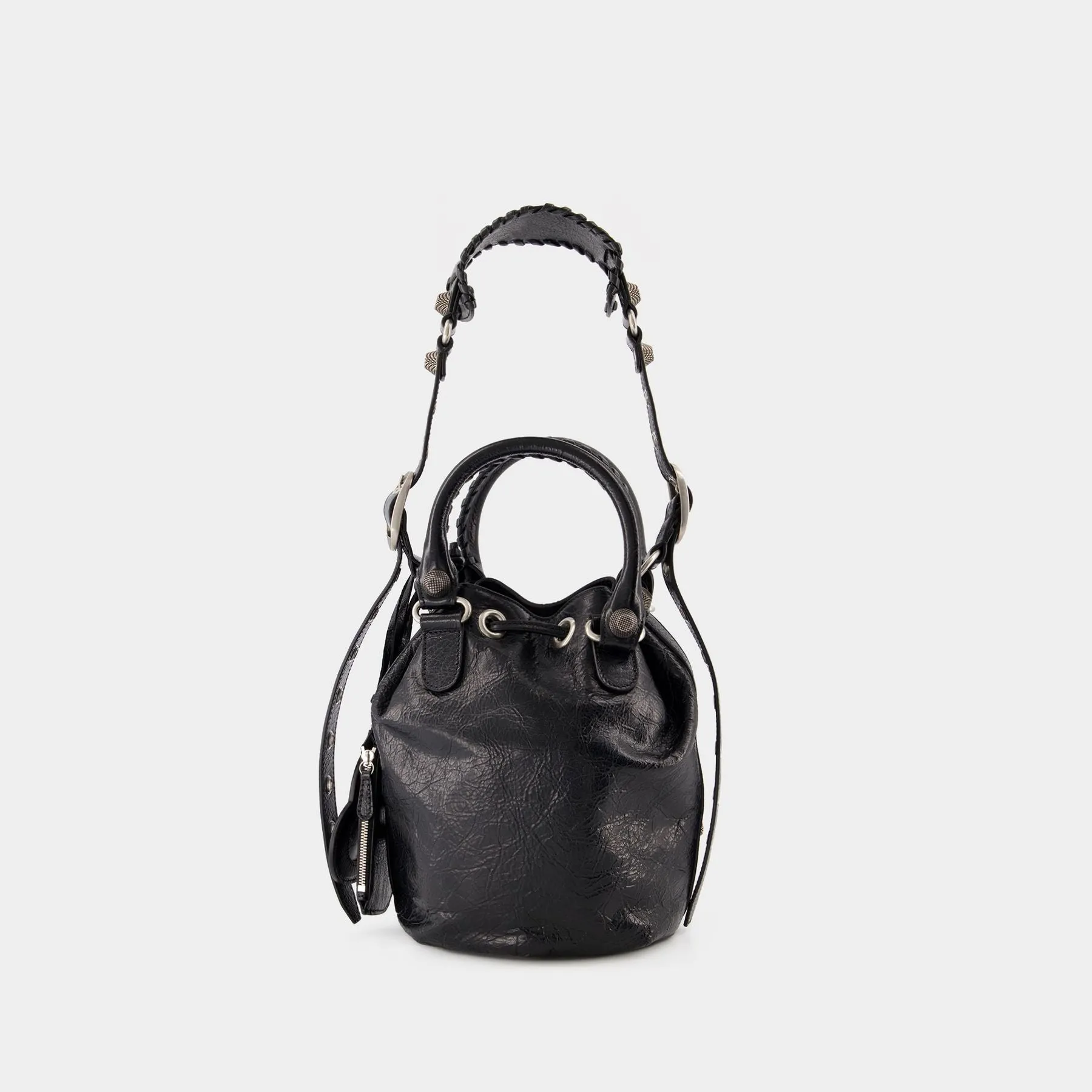 Balenciaga  Le Cagole Bucket S bag - Balenciaga - Leather - Black