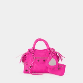 Balenciaga  Neo Cagole Xs Bag - Balenciaga -  Bright Pink - Leather