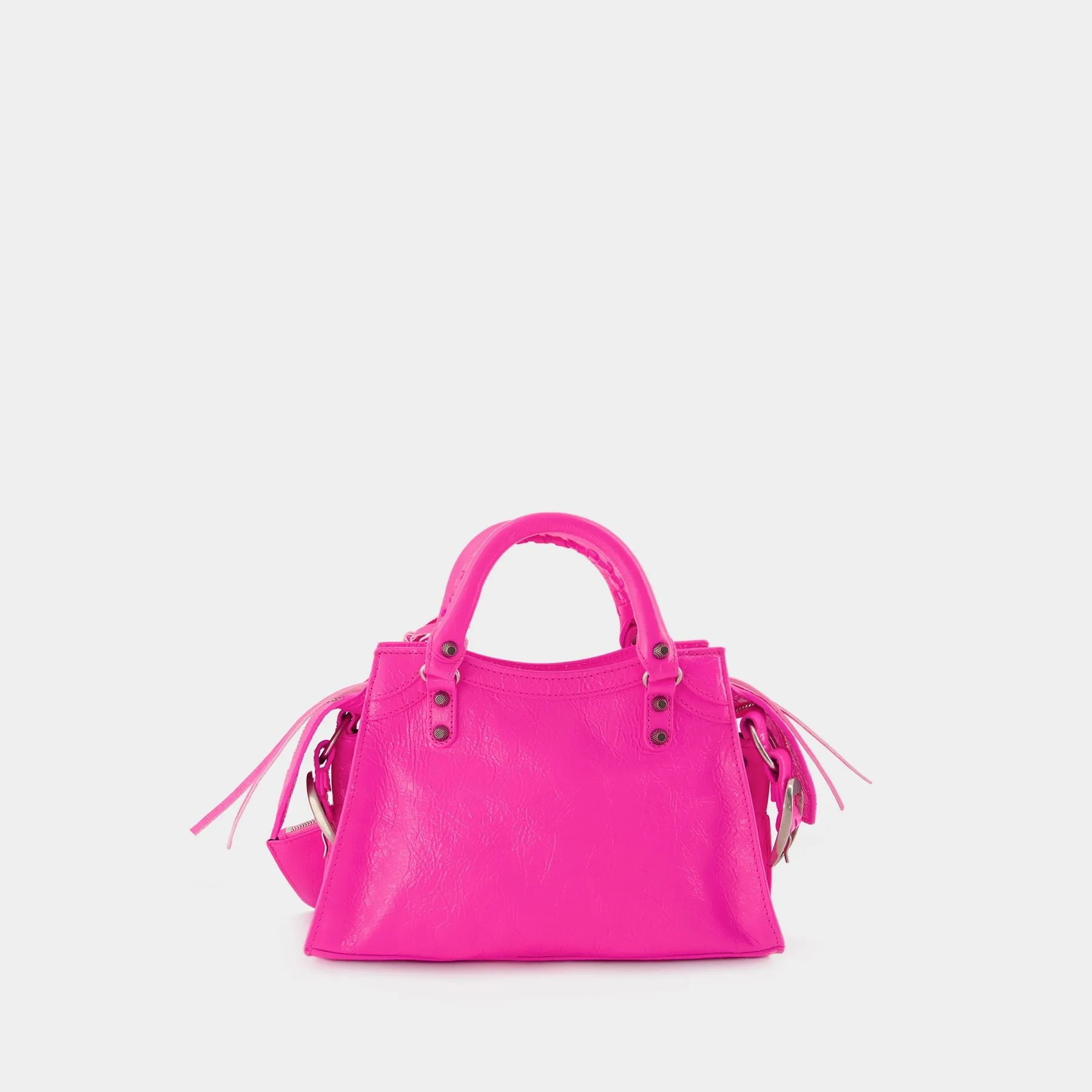 Balenciaga  Neo Cagole Xs Bag - Balenciaga -  Bright Pink - Leather