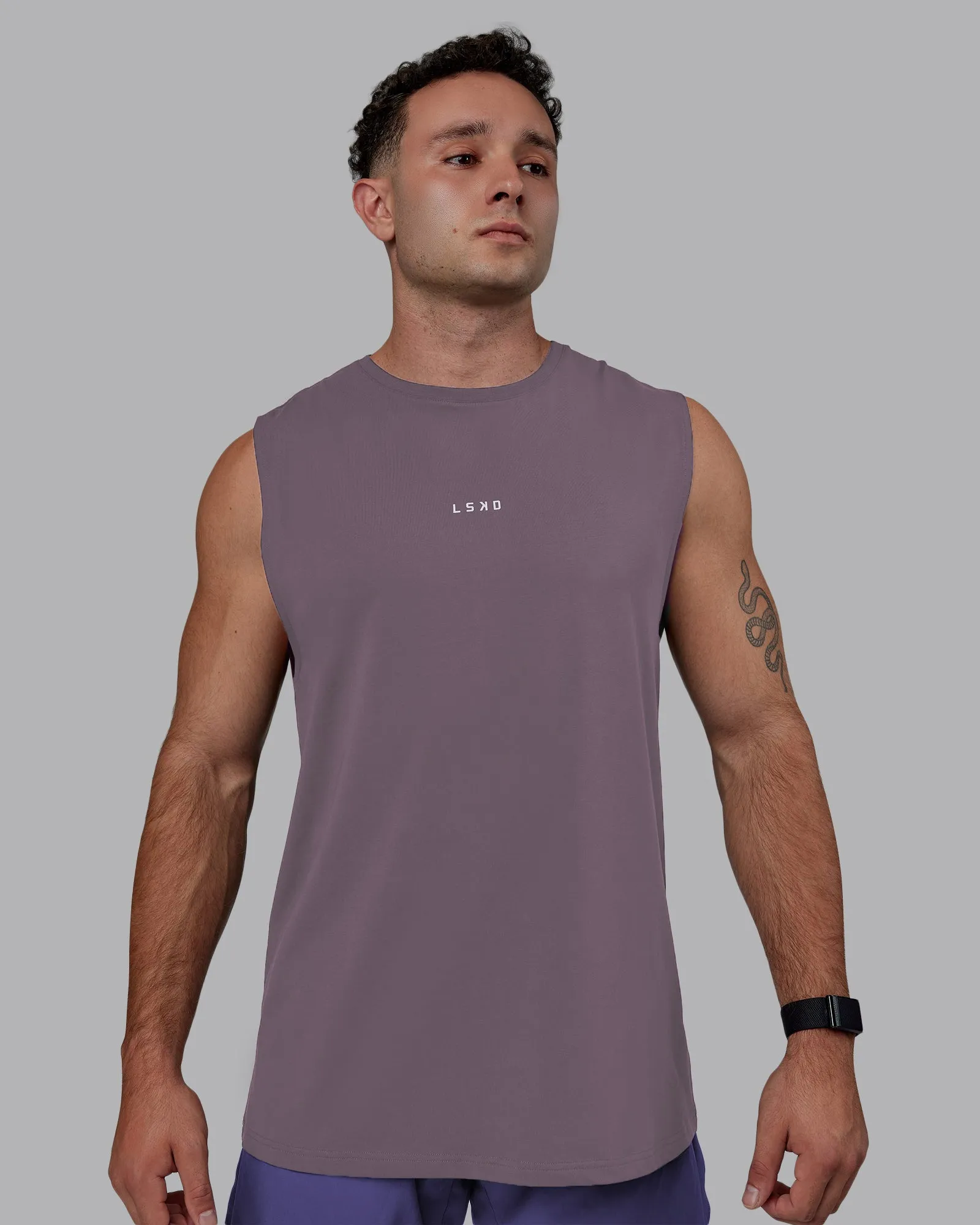 Base FLXCotton Tank - Purple Sage