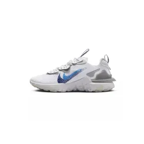 Baskets Nike React Vision - Blanc Bleu - Homme