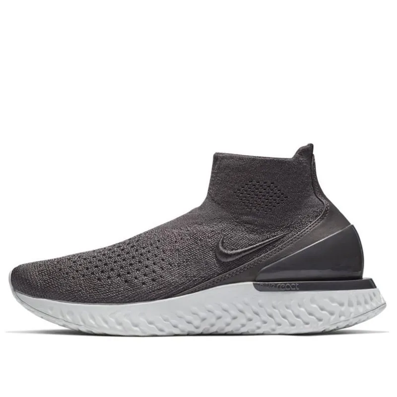 Baskets Nike Rise React Flyknit - Ref. Av5553-004 - Gris - Femme