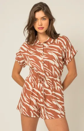 Becca Abstract Romper