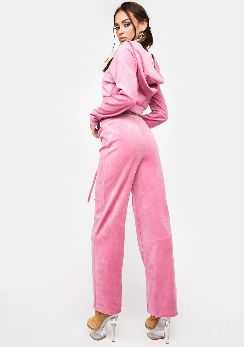 Berry Y2K Dreams Velour Tracksuit-