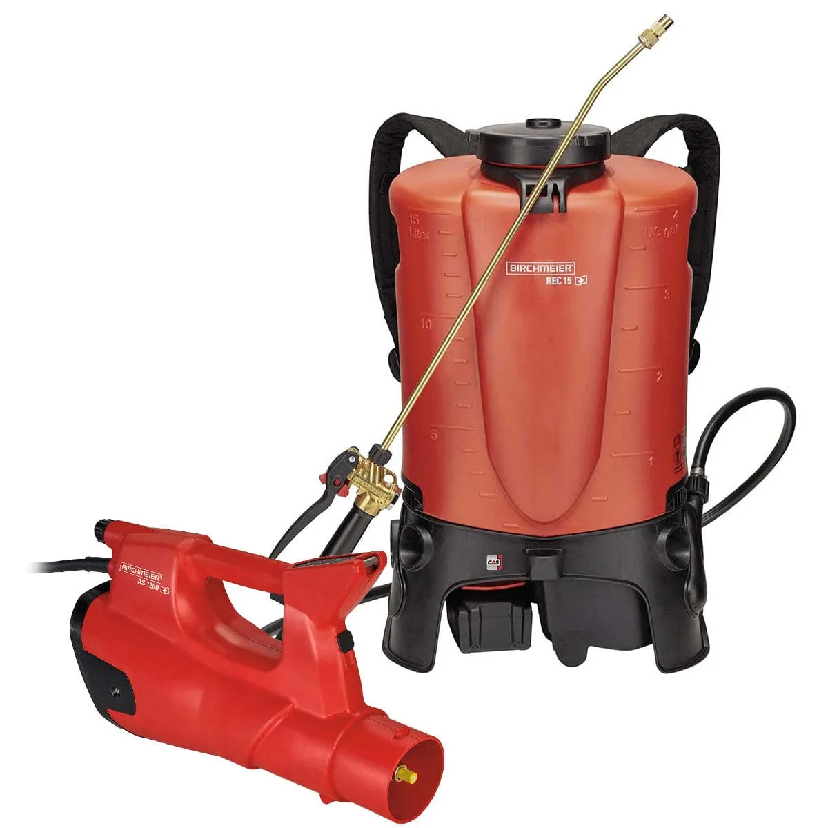 Birchmeier REC 15 AC1 Li-Ion Backpack Sprayer with AS1200 Modular Spray Blower