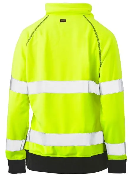 Bisley Women's Taped Hi Vis Fleece Jumper