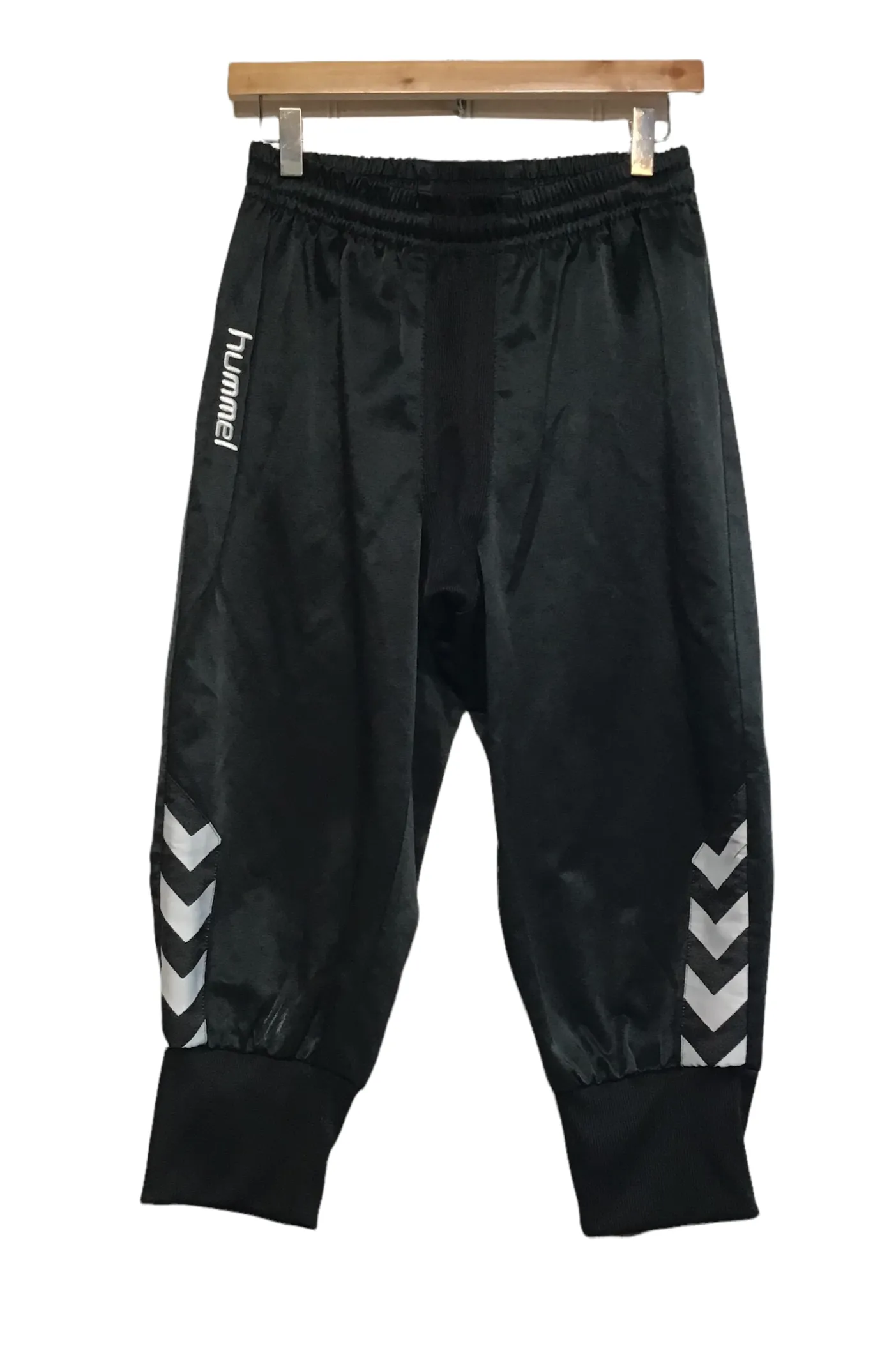 Black 3/4 Length Tracksuit Bottoms (Size S)