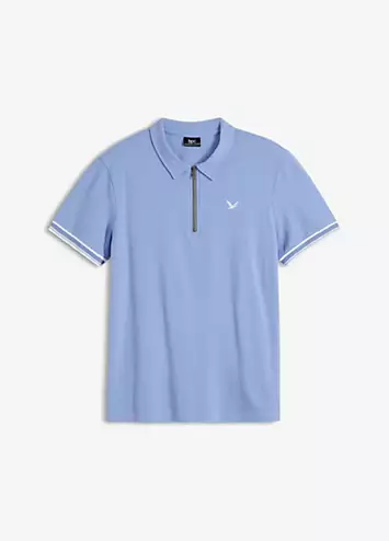 bonprix Zip Polo Shirt | Grattan