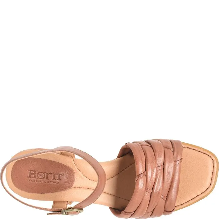 Born Shonie Brown Luggage Women's Sandal