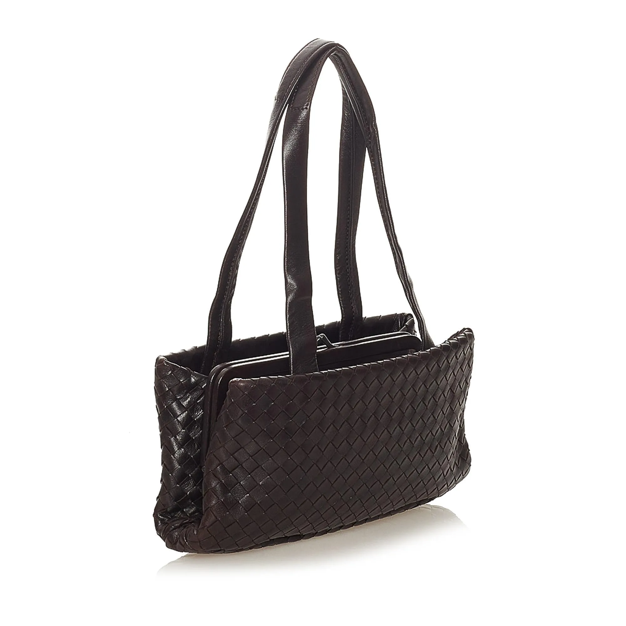 Bottega Veneta Intrecciato Leather Shoulder Bag