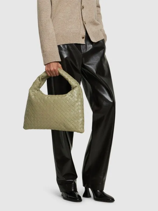 Bottega Veneta   Small Hop leather shoulder bag 