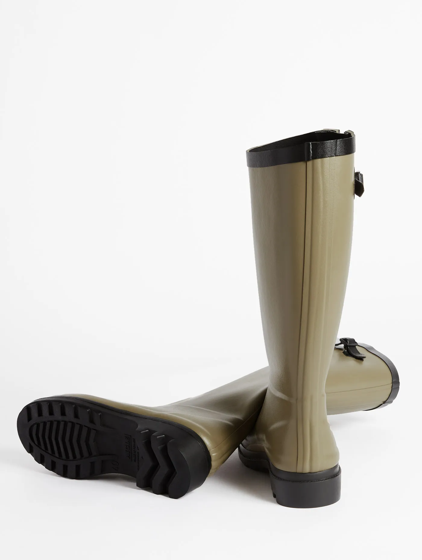 Boyfriend rain boot, made in France