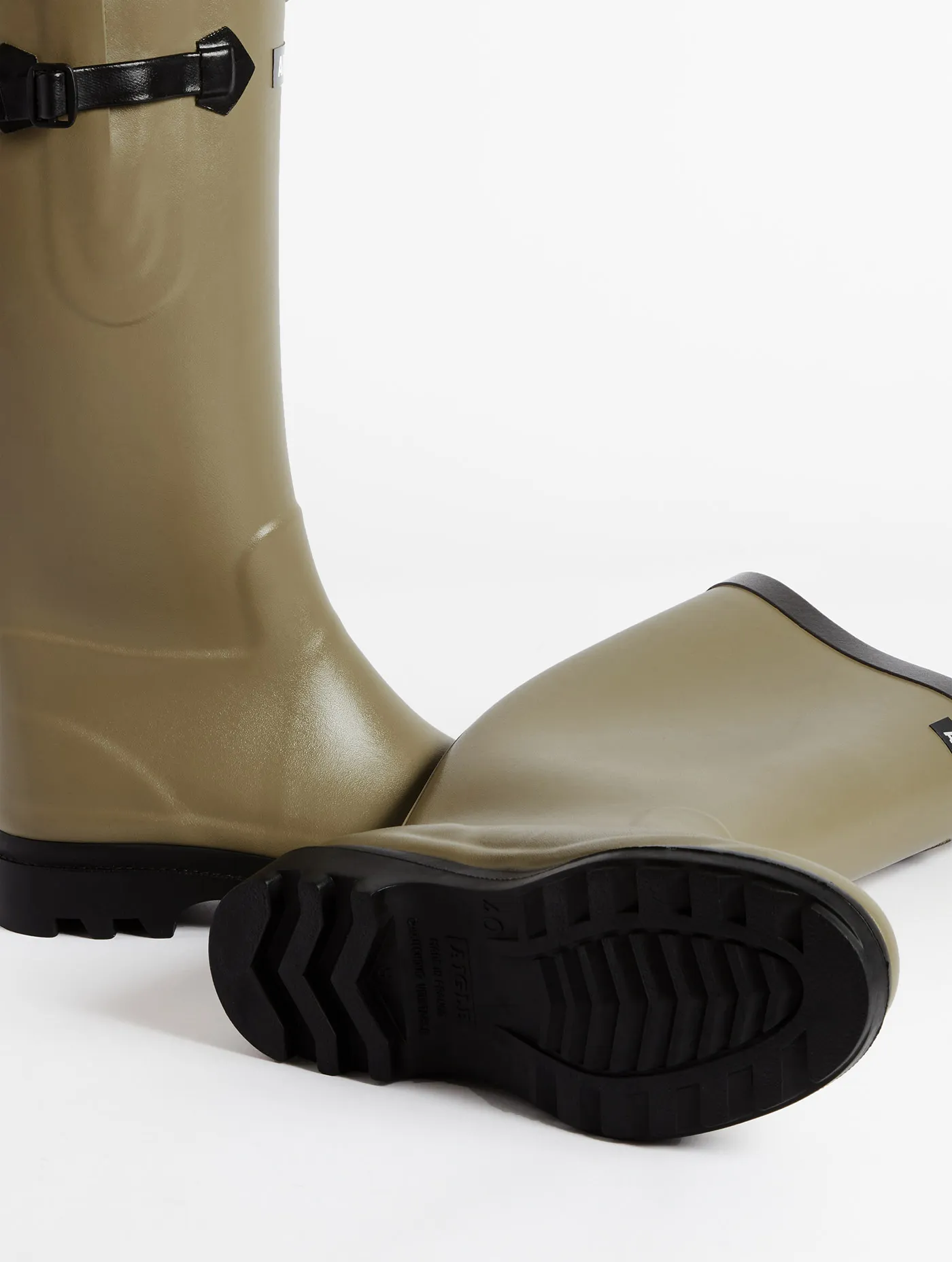 Boyfriend rain boot, made in France