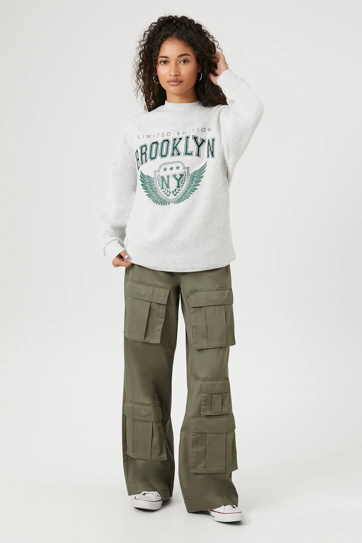 Brooklyn Graphic Fleece Sweatshirt