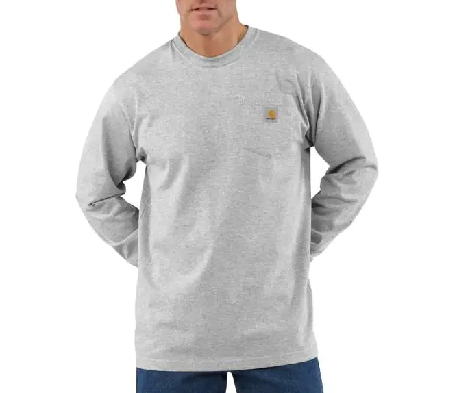 Carhartt K126 - Long Sleeve Workwear Crewneck T-Shirt