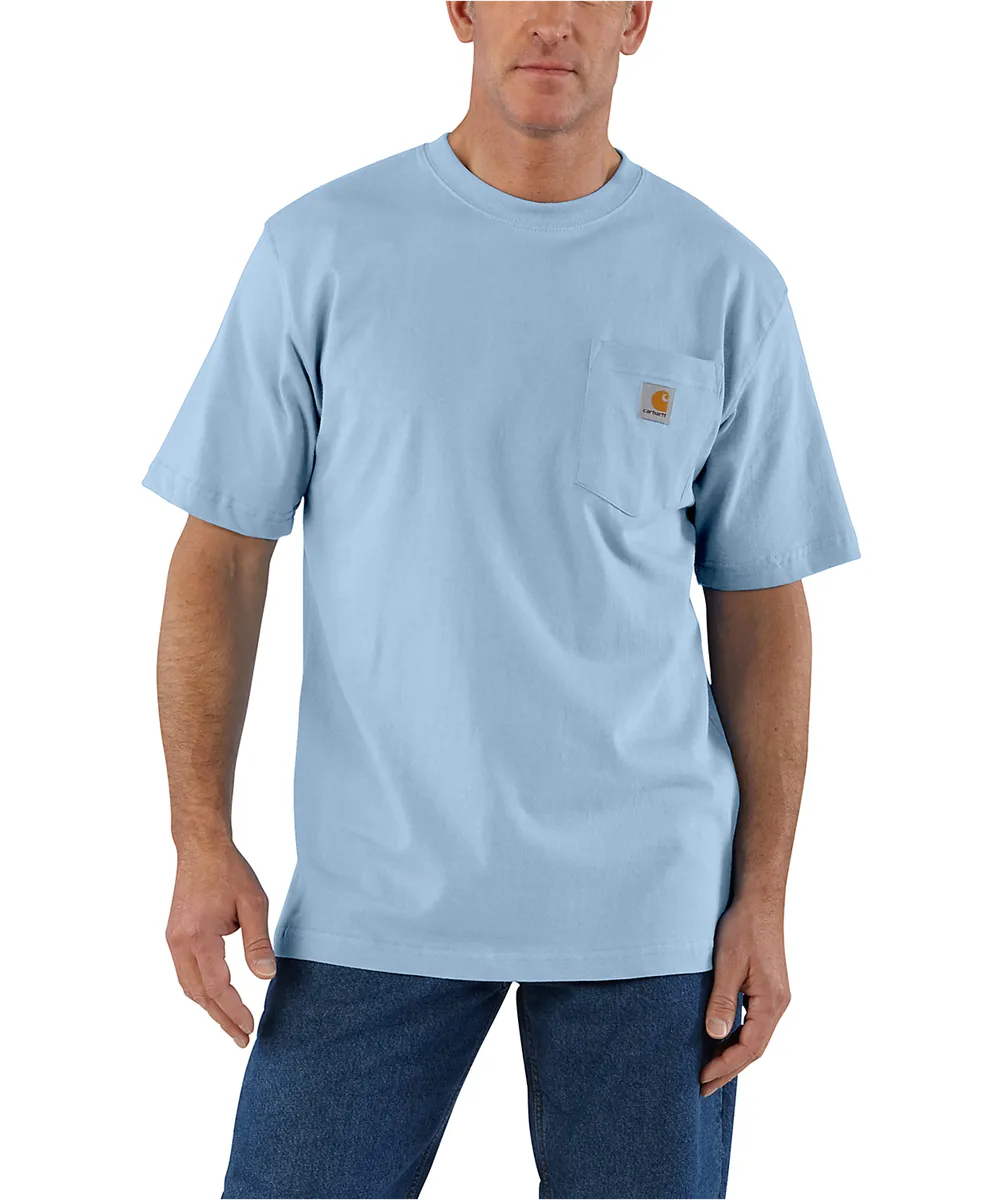 Carhartt K87 Workwear Pocket T-Shirt - Fog Blue