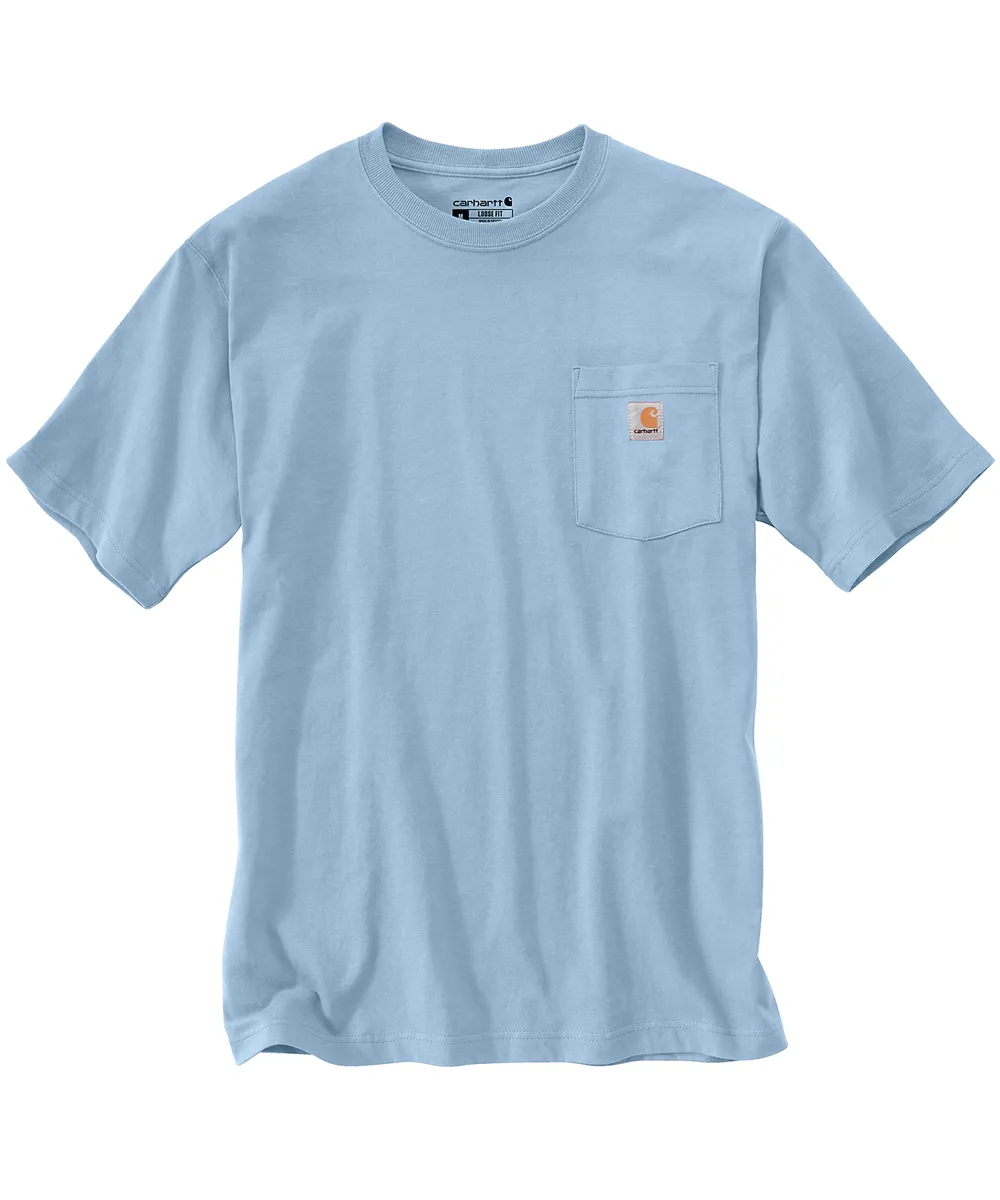 Carhartt K87 Workwear Pocket T-Shirt - Fog Blue