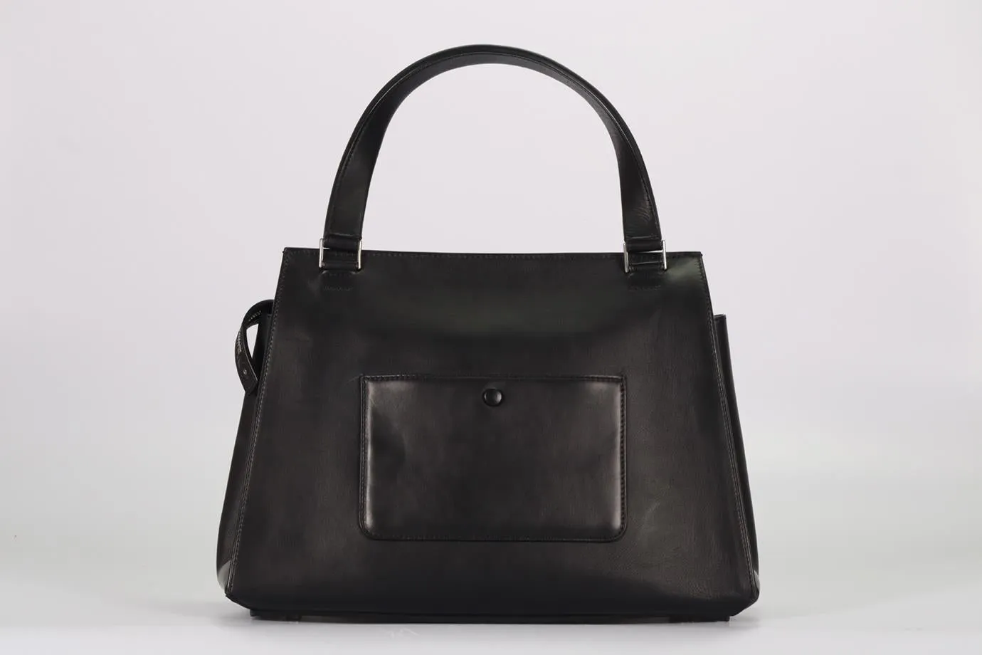 CELINE EDGE LARGE CALF HAIR AND LEATHER SHOULDER BAG