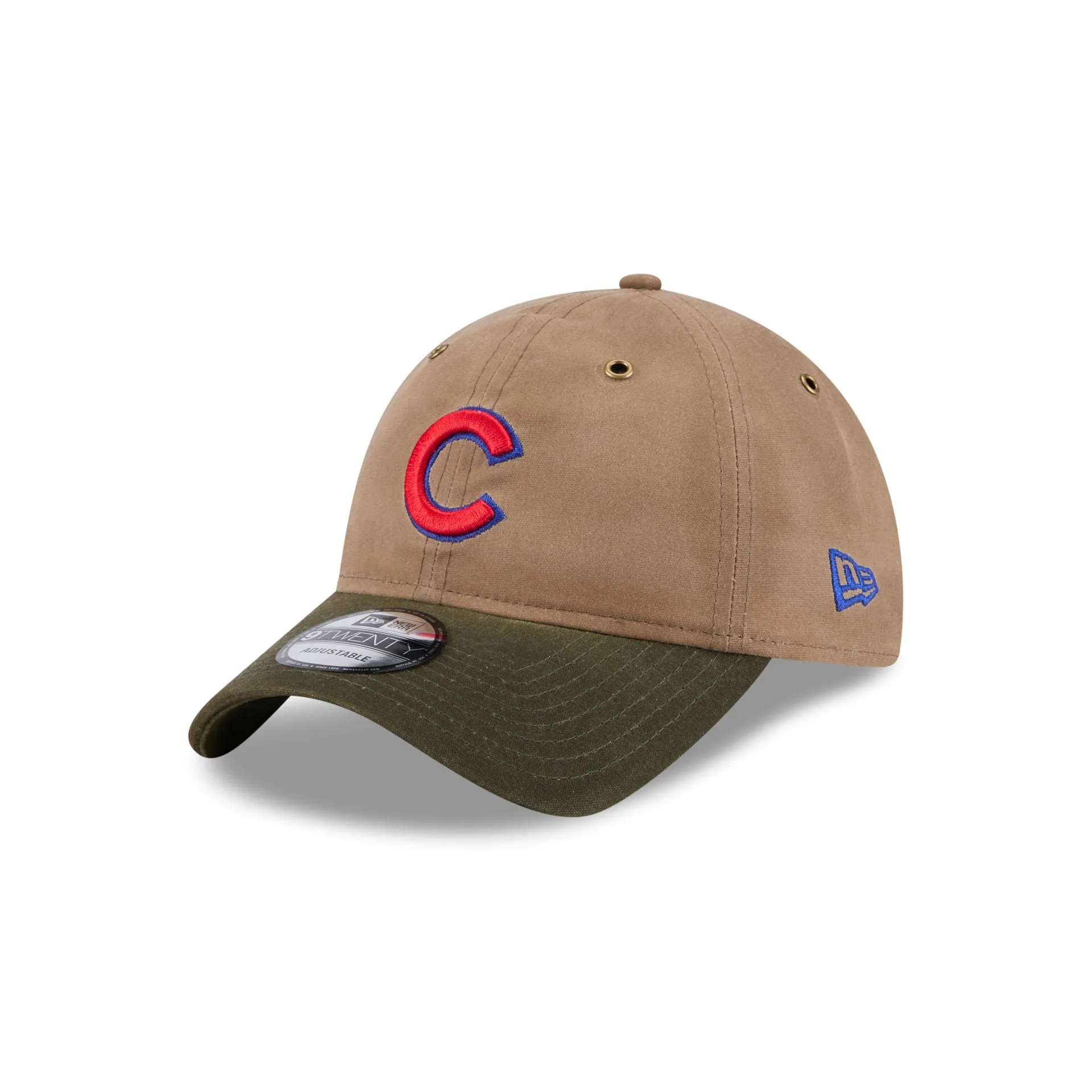 Chicago Cubs Wax Canvas 9TWENTY Adjustable Hat