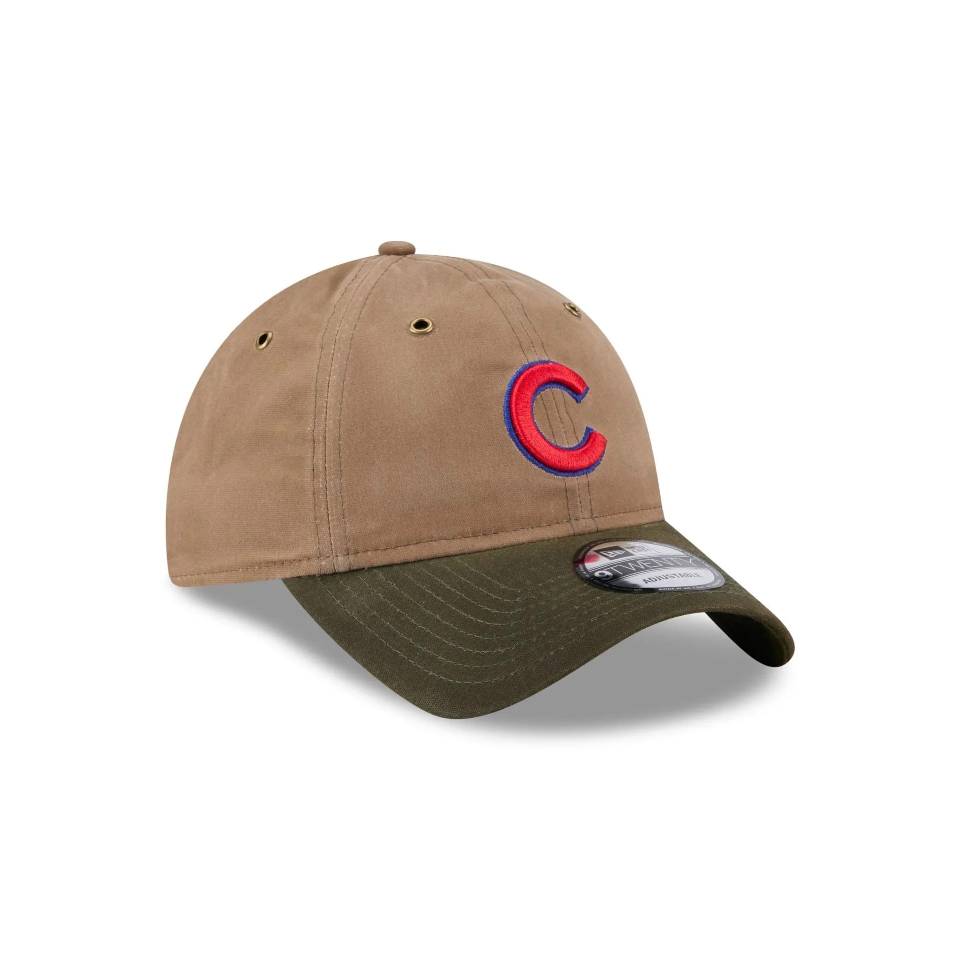 Chicago Cubs Wax Canvas 9TWENTY Adjustable Hat