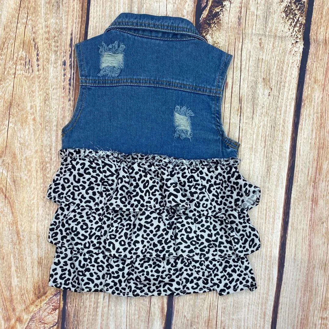 CLEARANCE ML Kids Leopard Back Vest