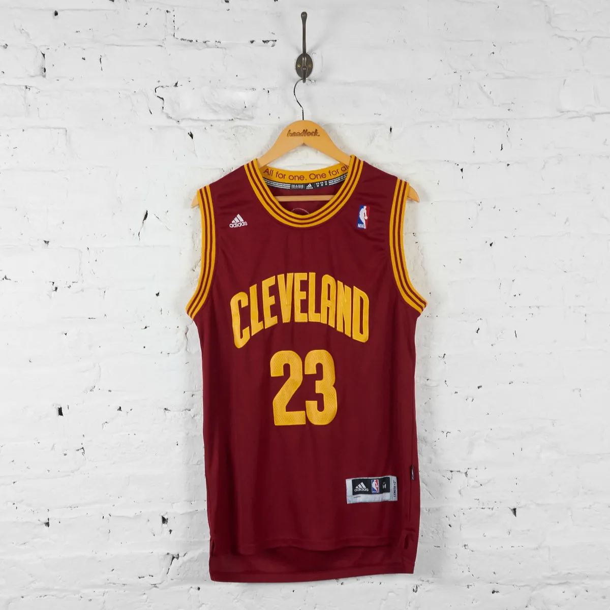 Cleveland Cavaliers James Basketball Vest Jersey - Maroon - M