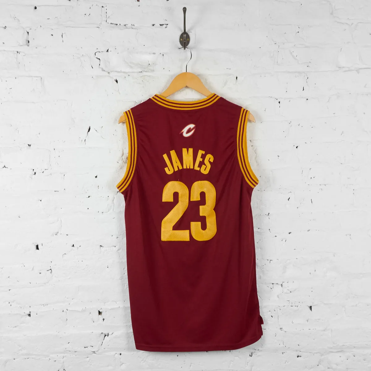 Cleveland Cavaliers James Basketball Vest Jersey - Maroon - M