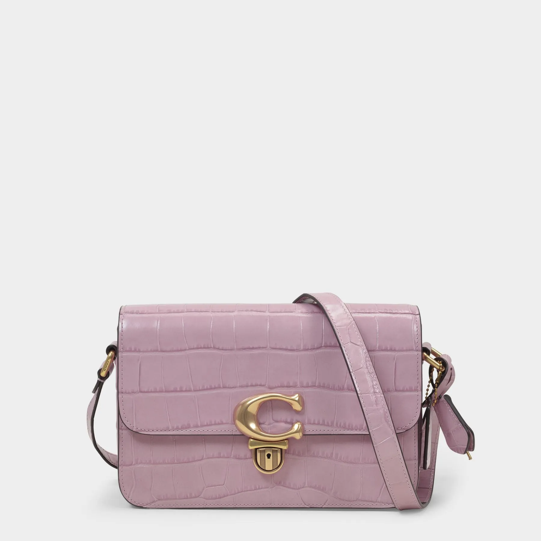 Coach  Studio Bag in Purple Leather