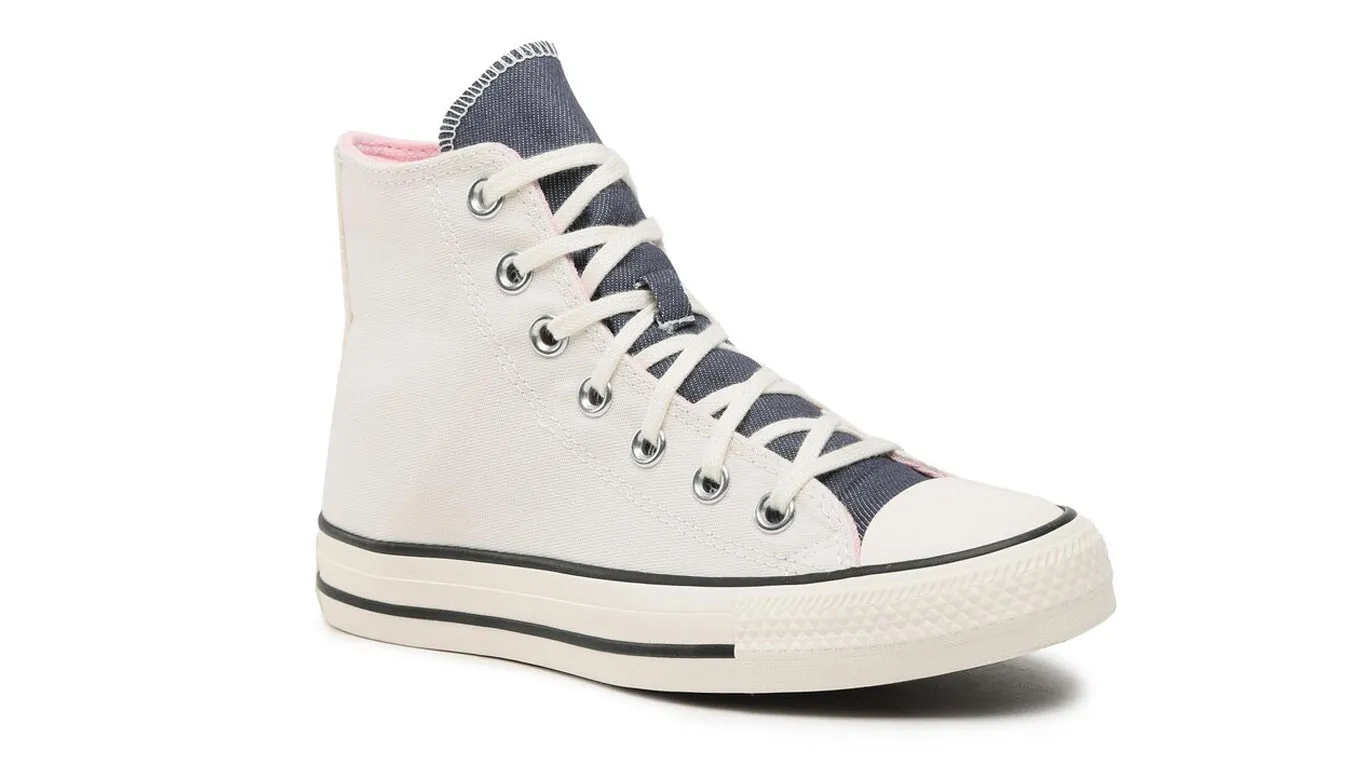 Converse CTAS HI Egret/Navy