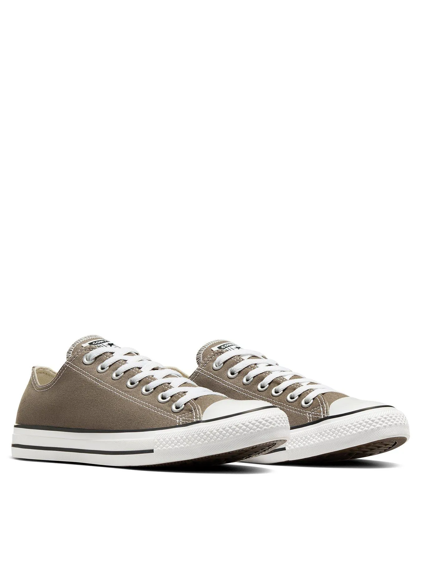 Converse Mens Canvas Ox Trainers - Taupe