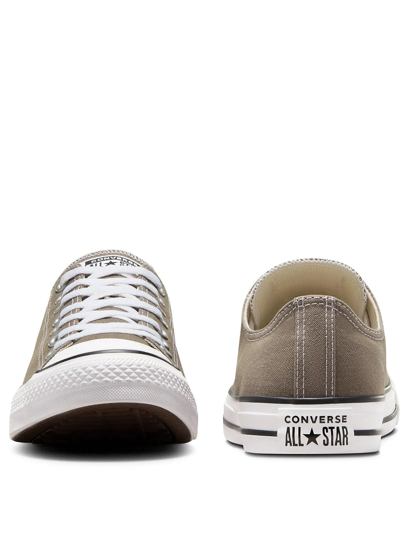 Converse Mens Canvas Ox Trainers - Taupe