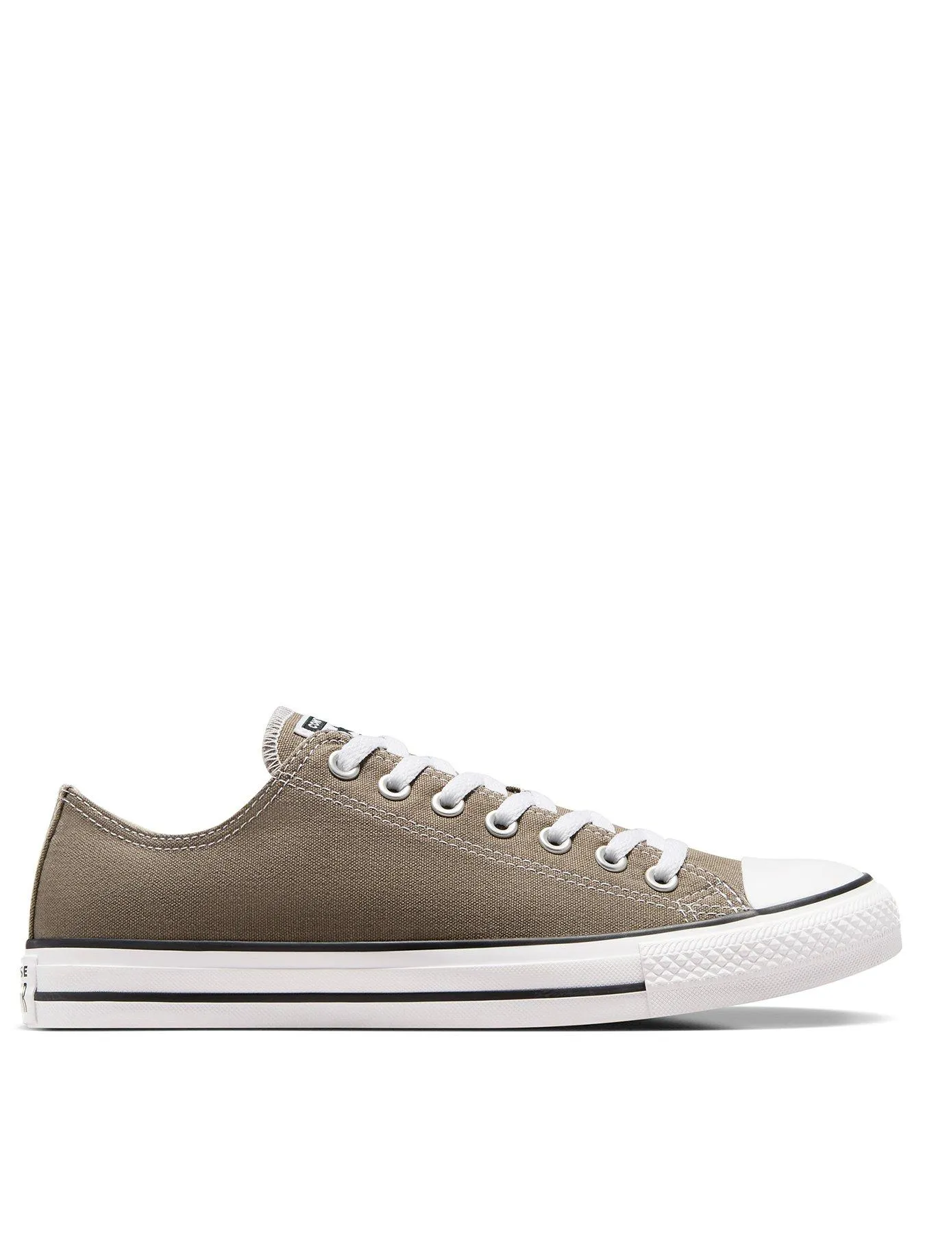 Converse Mens Canvas Ox Trainers - Taupe