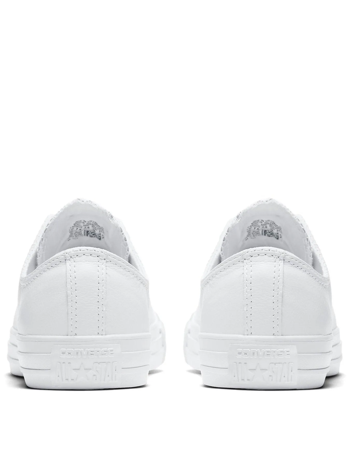 Converse Mens Tonal Leather Ox Trainers - White